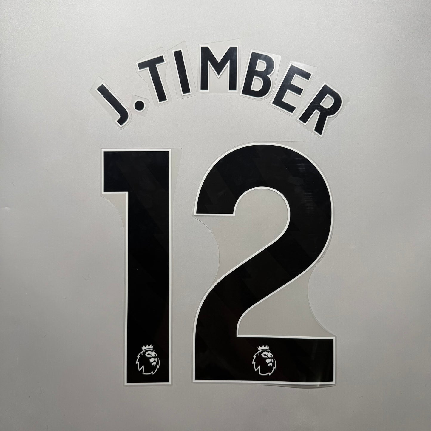 Official 25/26 Arsenal FC 3rd English Premier League Name & Number set