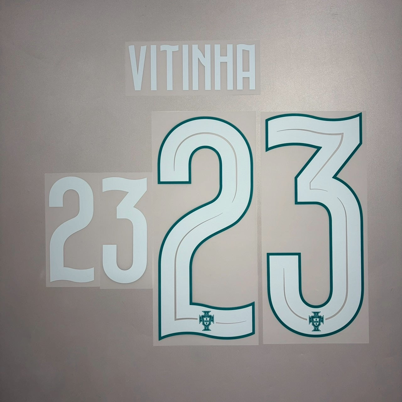 Official #23 Vitinha 2026 Portugal Home Name & Number set