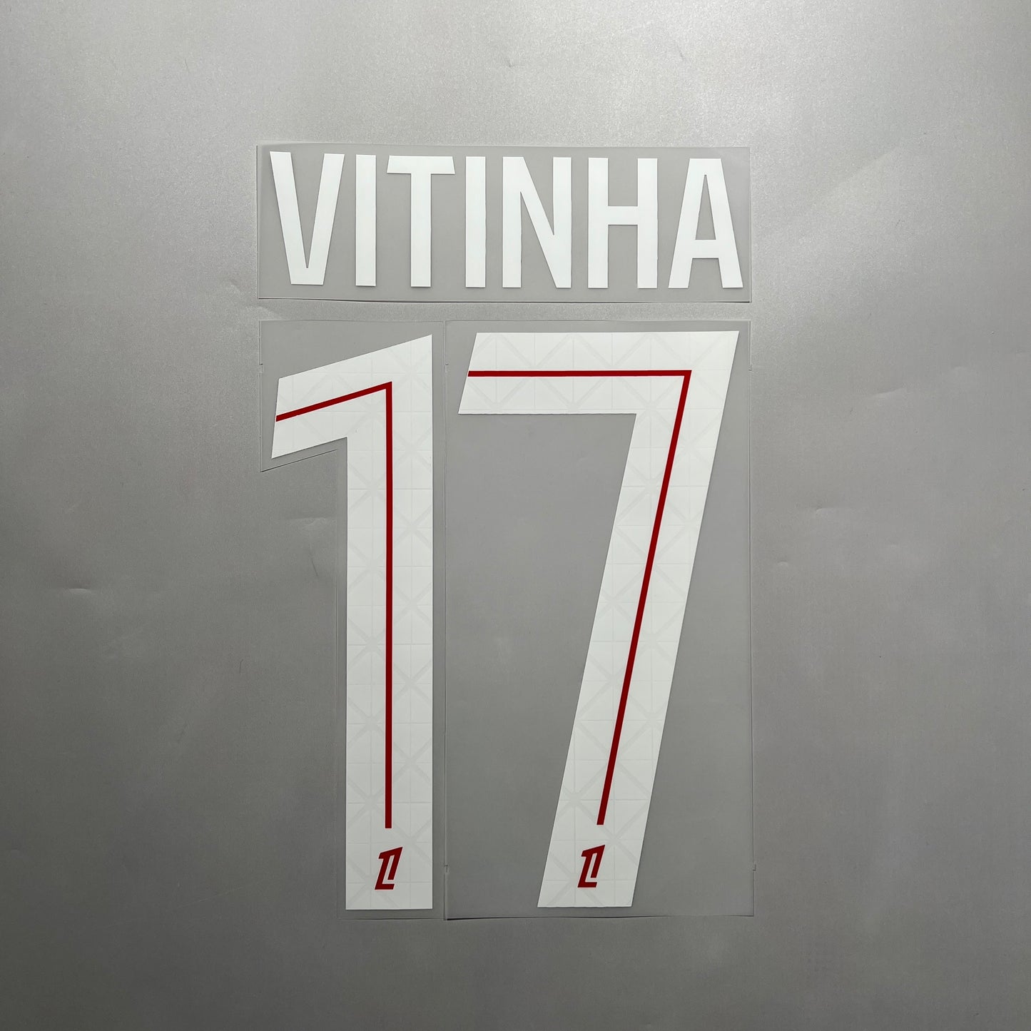 Official #17 Vitinha 25/26 Paris Saint-Germain Home Ligue 1 Font Full Patch set