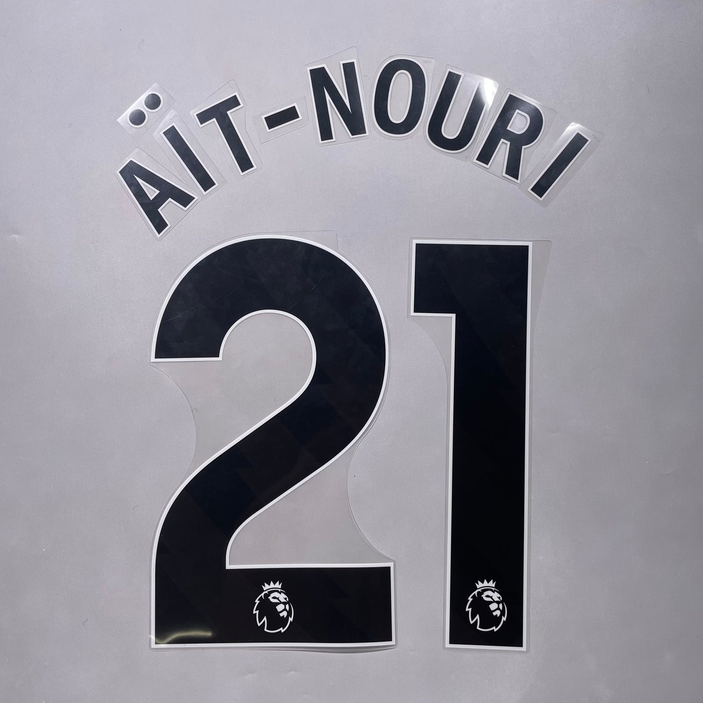 Official 25/26 Manchester City 3rd English Premier League Name & Number set