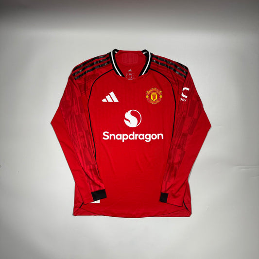 25/26 Manchester United Home Authentic Shirts Long Sleeve EU ver.