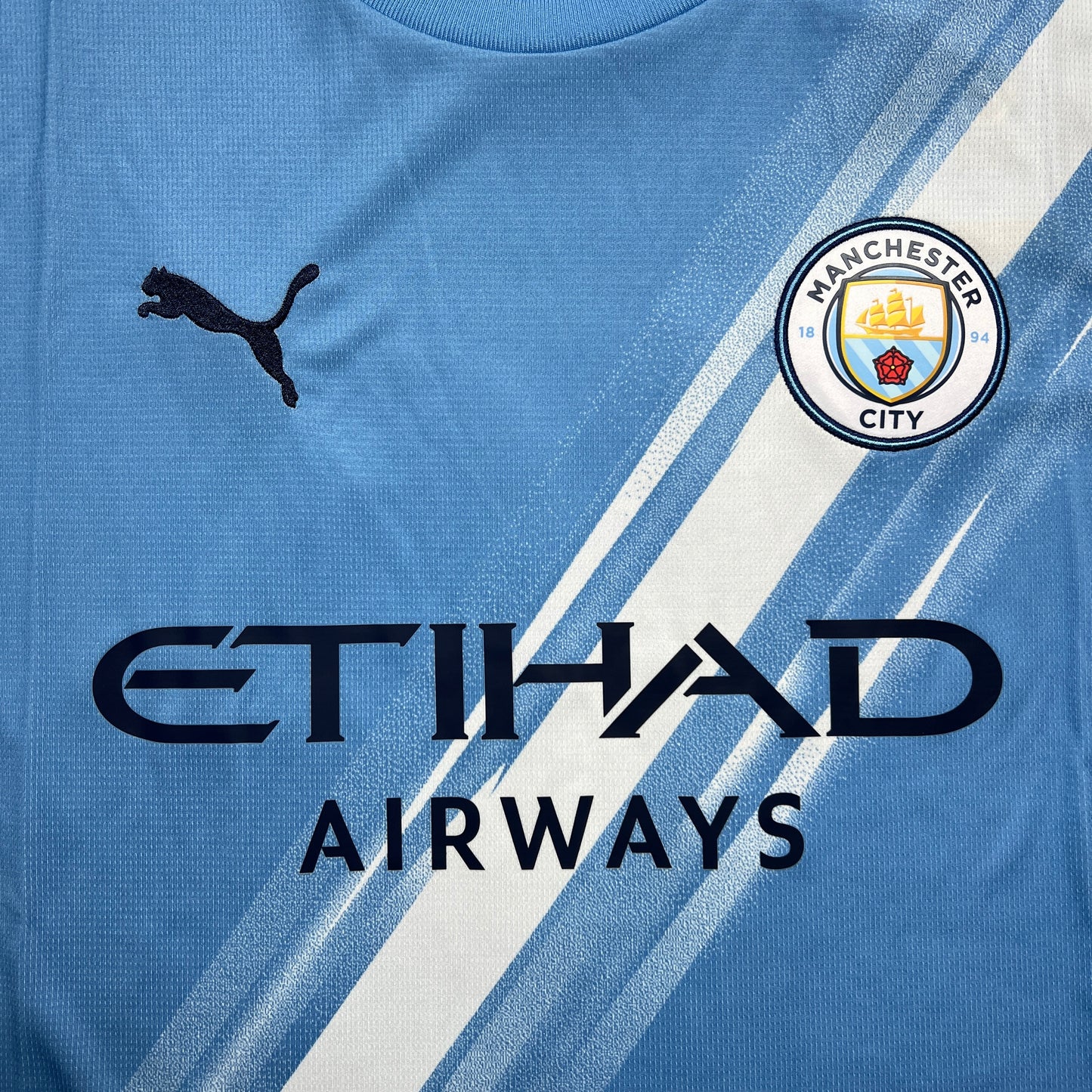 Official #10 Cherki 25/26 Manchester City Home Stadium Shirt Carabao Cup Size L