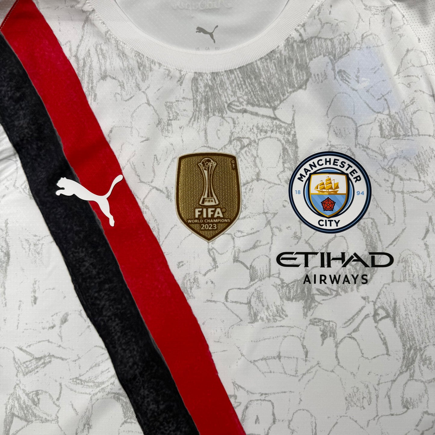 Official #9 Haaland 25/26 Manchester City × KidSuper Limited Authentic Shirt FIFA Club World Cup 25 USA Official Player Patch Size 2XL