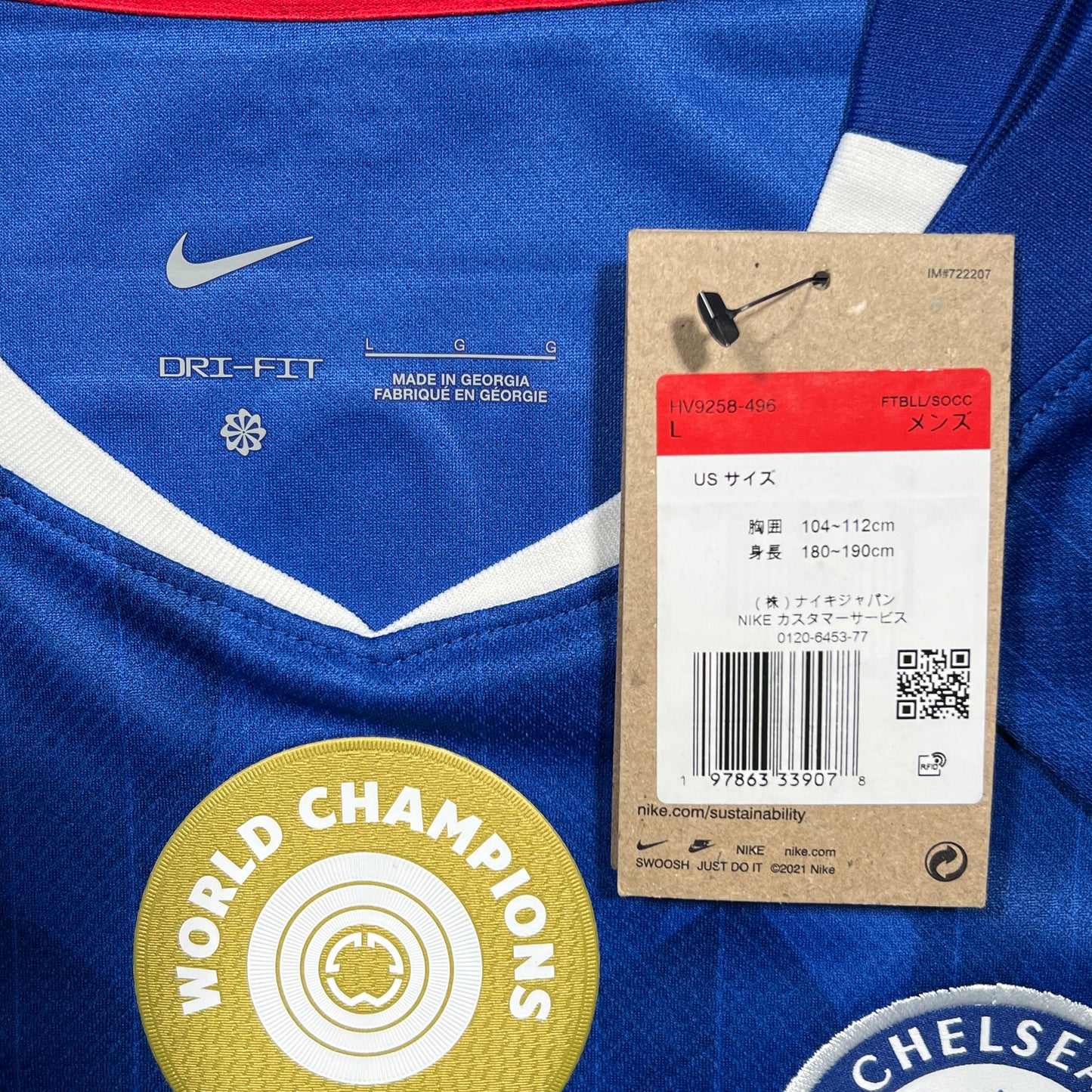 Official #25 Caicedo 25/26 Chelsea Home Stadium Shirt Long Sleeve Size L
