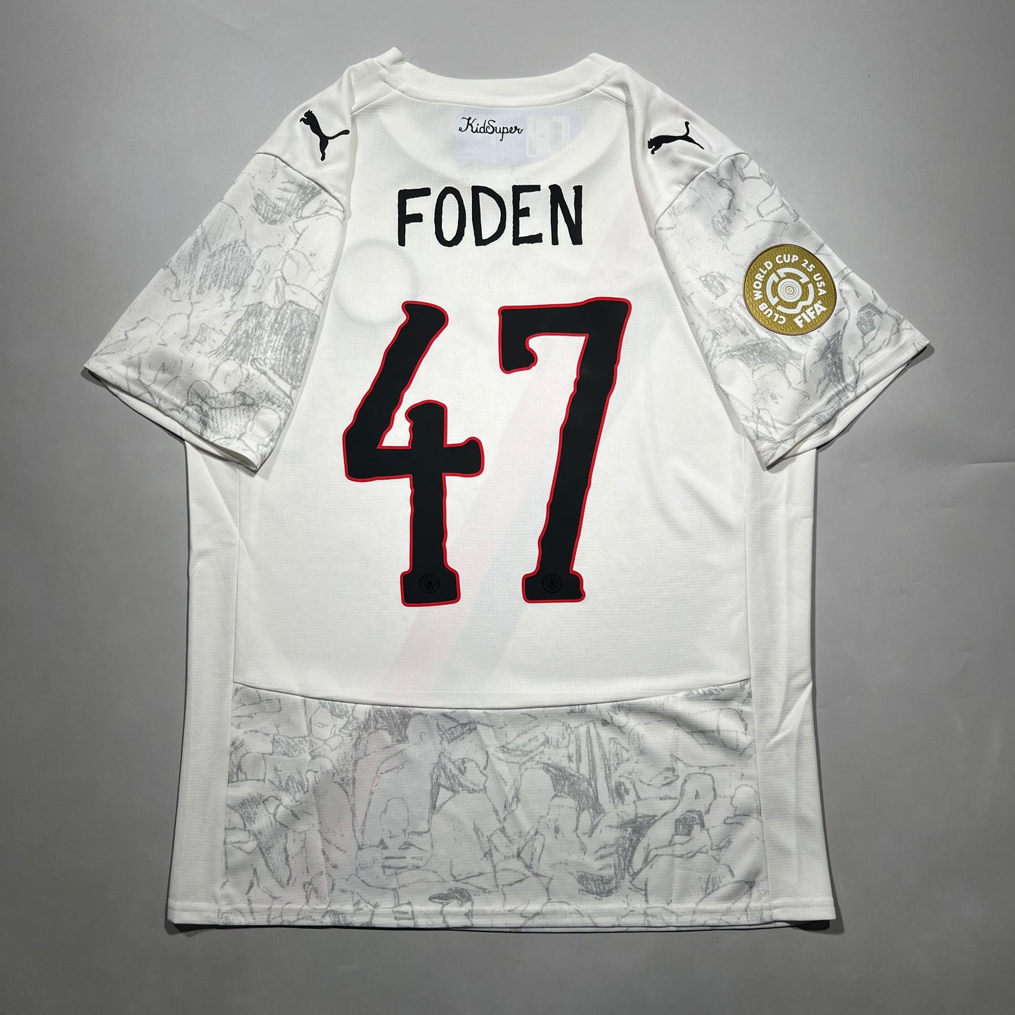 Official #47 Foden 25/26 Manchester City Stadium Shirt FIFA Club World Cup 25 Size M