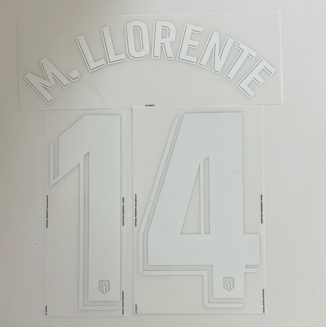 M.LLORENTE #14 Atletico Madrid