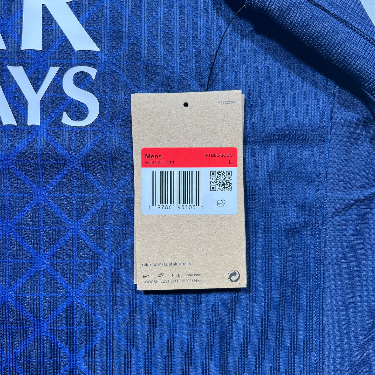 Official #10 O. Dembele 25/26 Paris Saint-Germain Home Authentic Shirt Ligue 1 Full Patch Size L