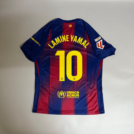 [Quick Delivery] #10 Lamine Yamal | 25-26 FC Barcelona Home Stadium Shirt for LA LIGA