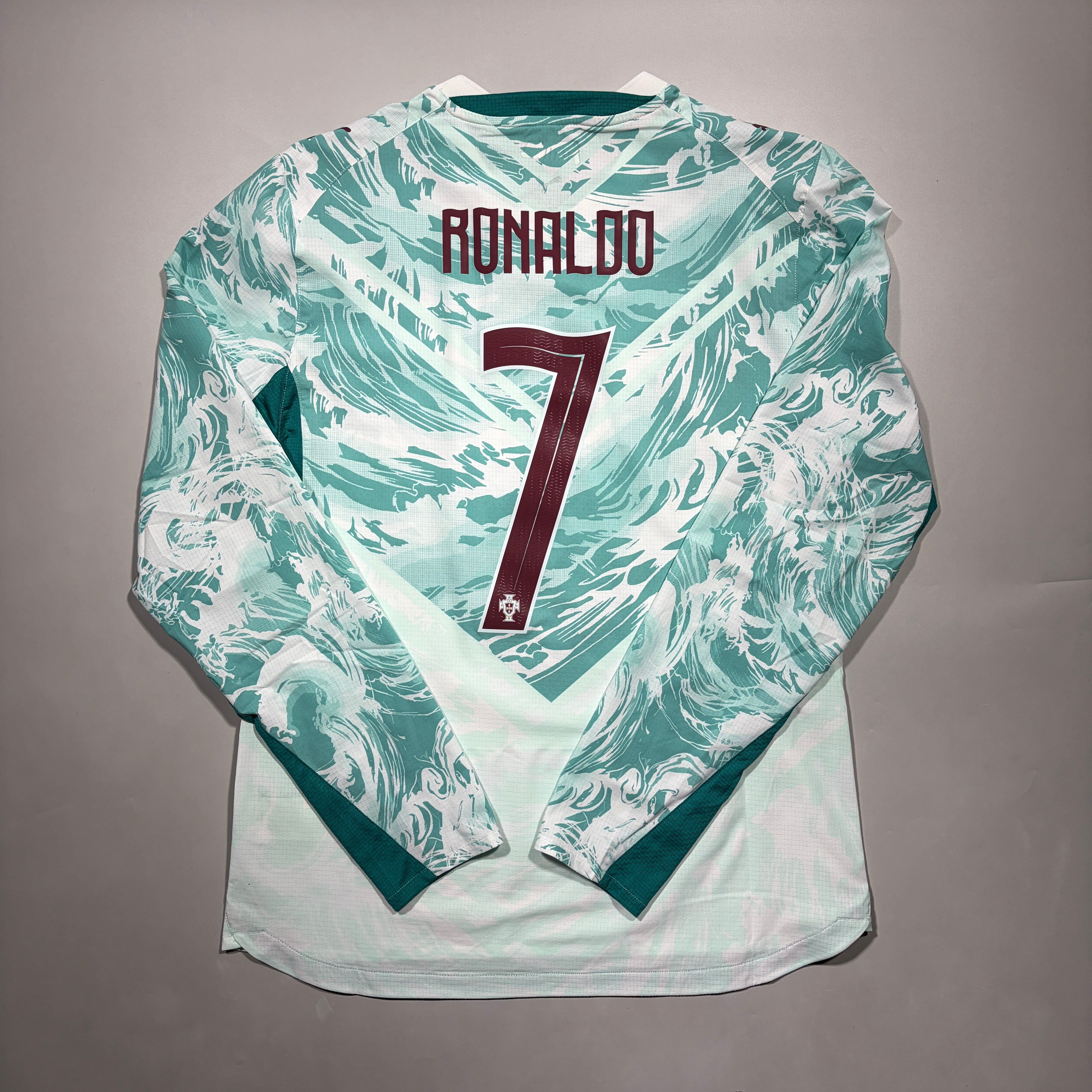 Official #7 Ronaldo 2026 Portugal Away Authentic Shirt Long Sleeve