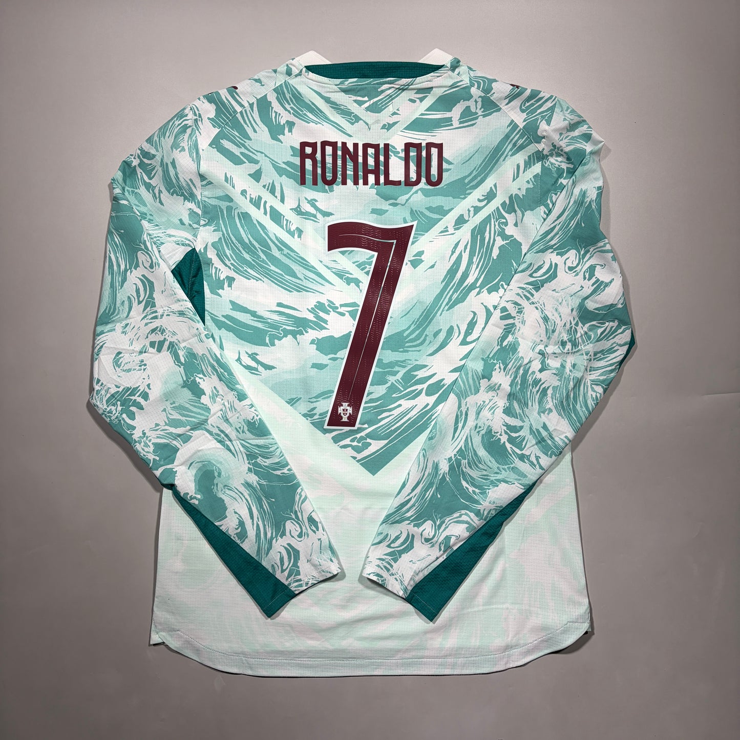 Official #7 Ronaldo 2026 Portugal Away Authentic Shirt Long Sleeve