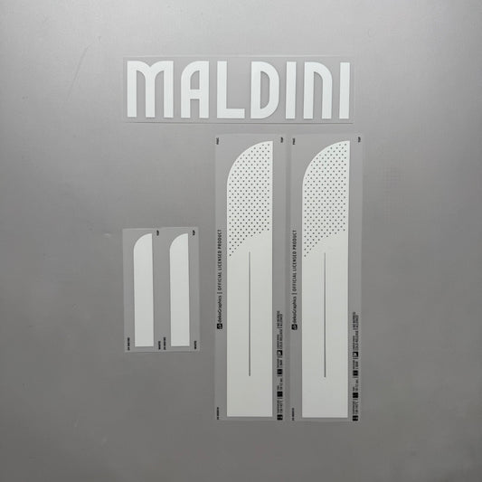#11 Maldini 2024 Italy Home Name & Number set