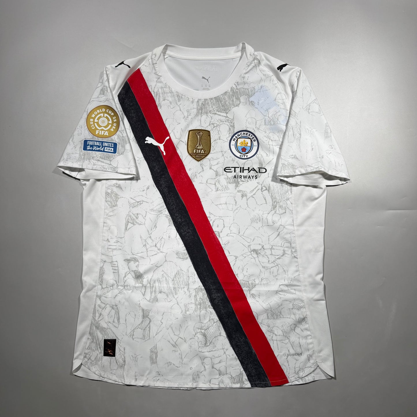 Official #47 Foden 25/26 Manchester City × KidSuper Limited Authentic Shirt FIFA Club World Cup 25 USA Official Player Patch Size 2XL