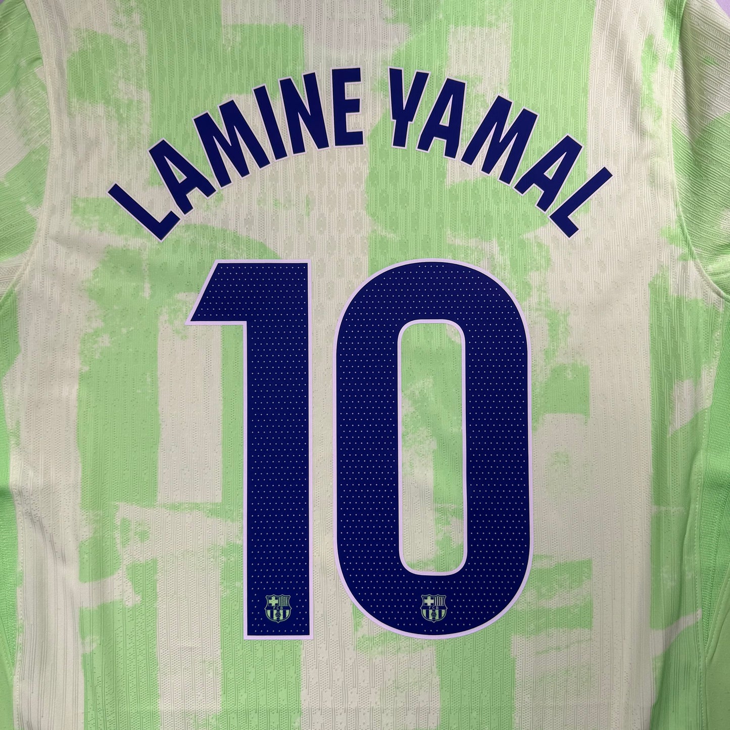 Official #10 Lamine Yamal 25/26 FC Barcelona 3rd Authentic Shirt La Liga