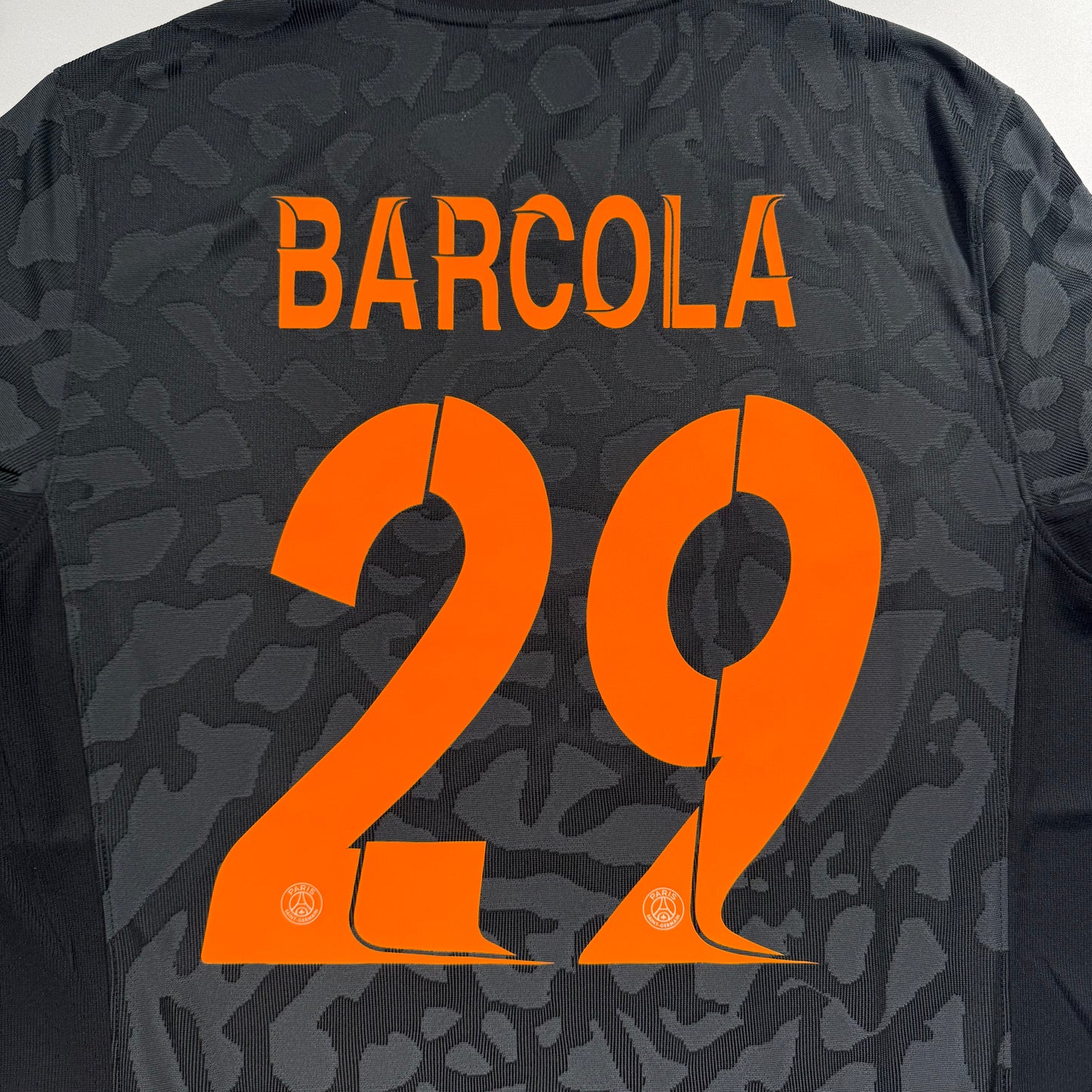 Official #29 Barcola 23/24 4th Authentic Shirt Size L