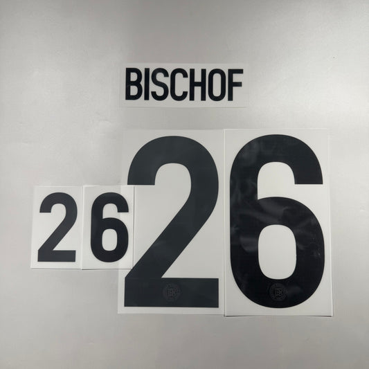 Official #26 Bichof Germany 125th Name & Number set