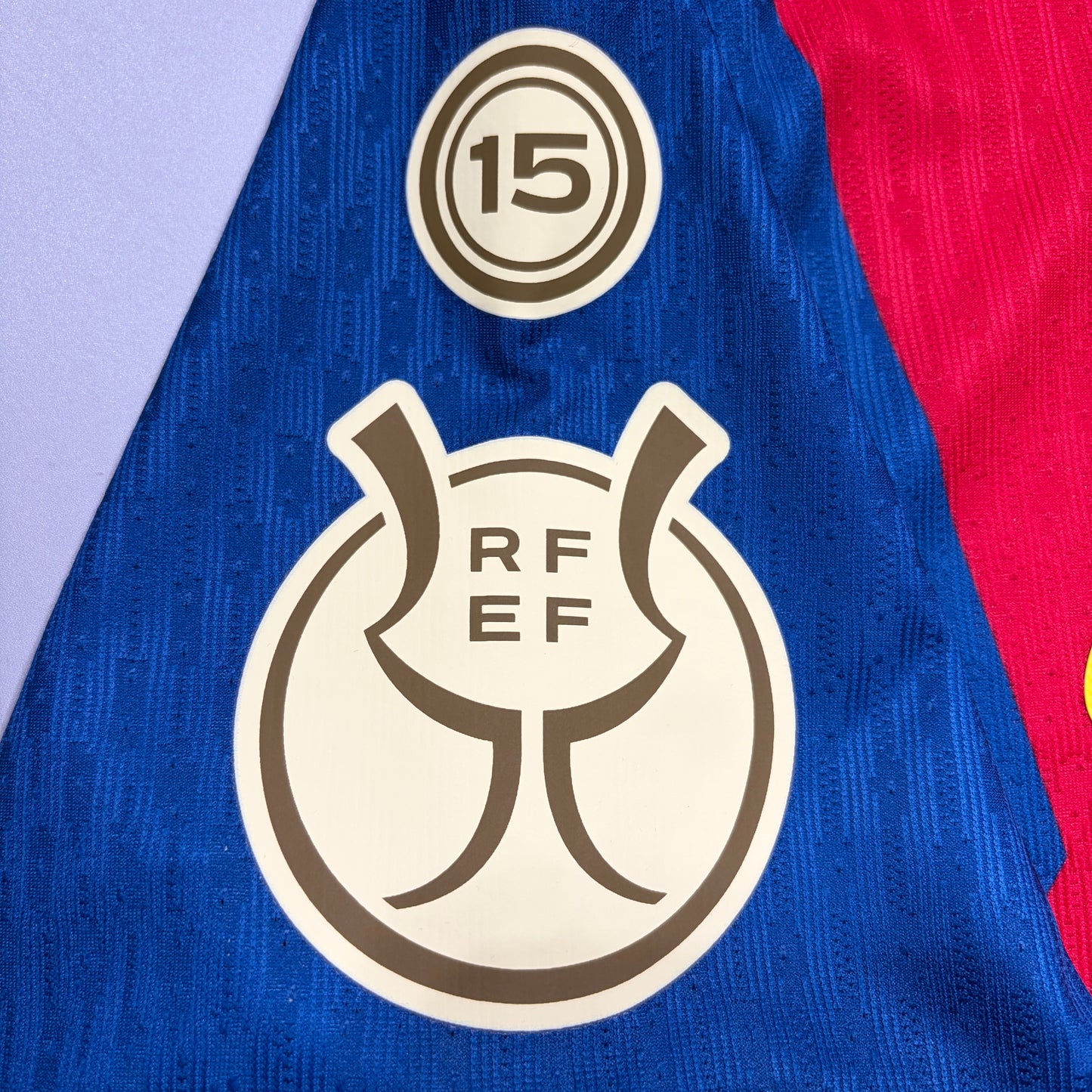 Official #8 Pedri 25/26 Barcelona 4th Authentic Shirt Supercopa Size L