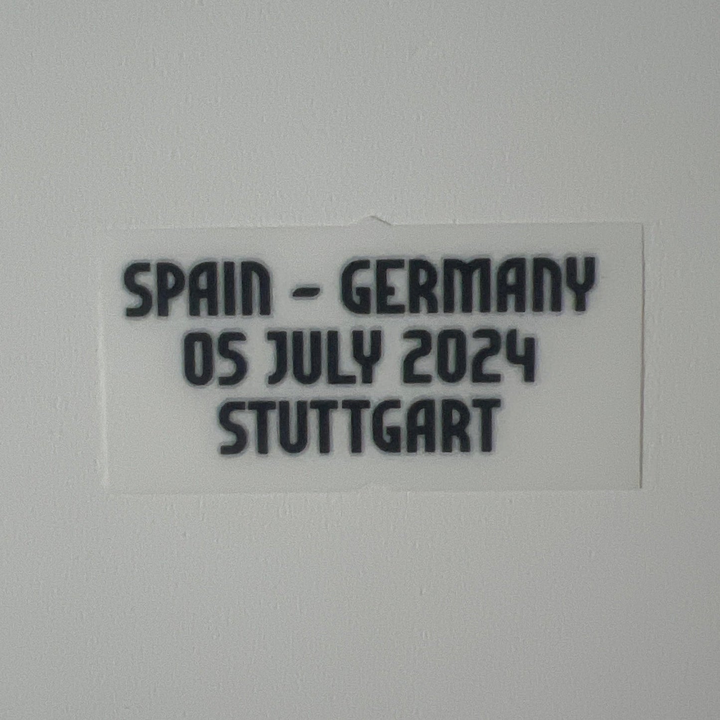 EURO 2024 Spain vs Germany MDT for Germany (R-Pac)