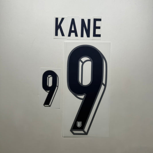#9 Kane 2024 England Home Name & Number set