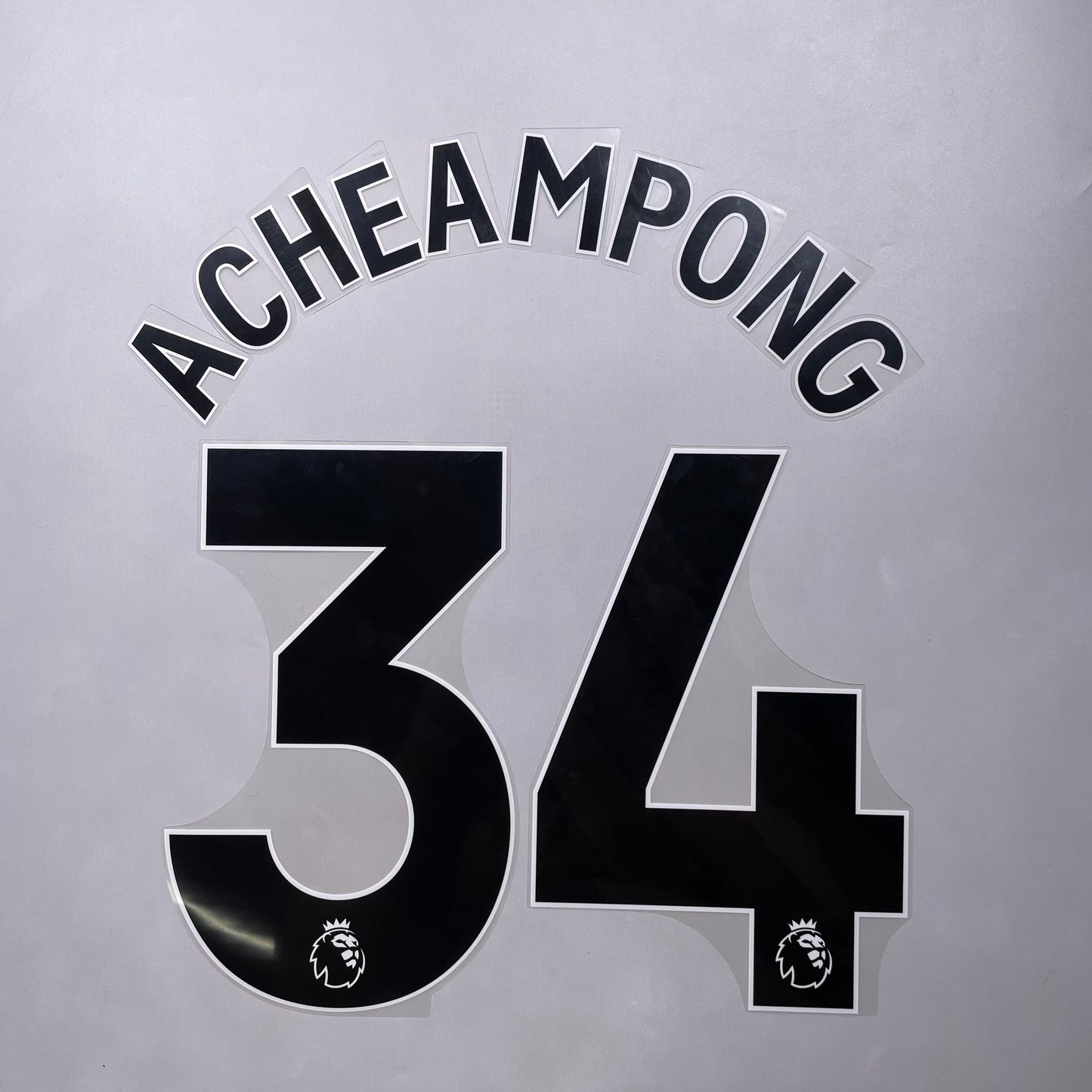 Official 25/26 Chelsea Away English Premier League Name & Number set