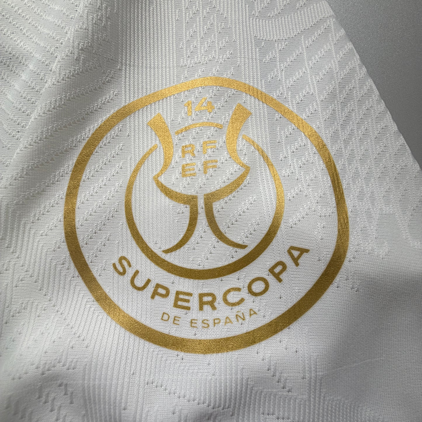 Official #21 F. De Jong 23/24 Barcelona Away Authentic Shirt Supercopa Semi-Final Nike DX2614-101