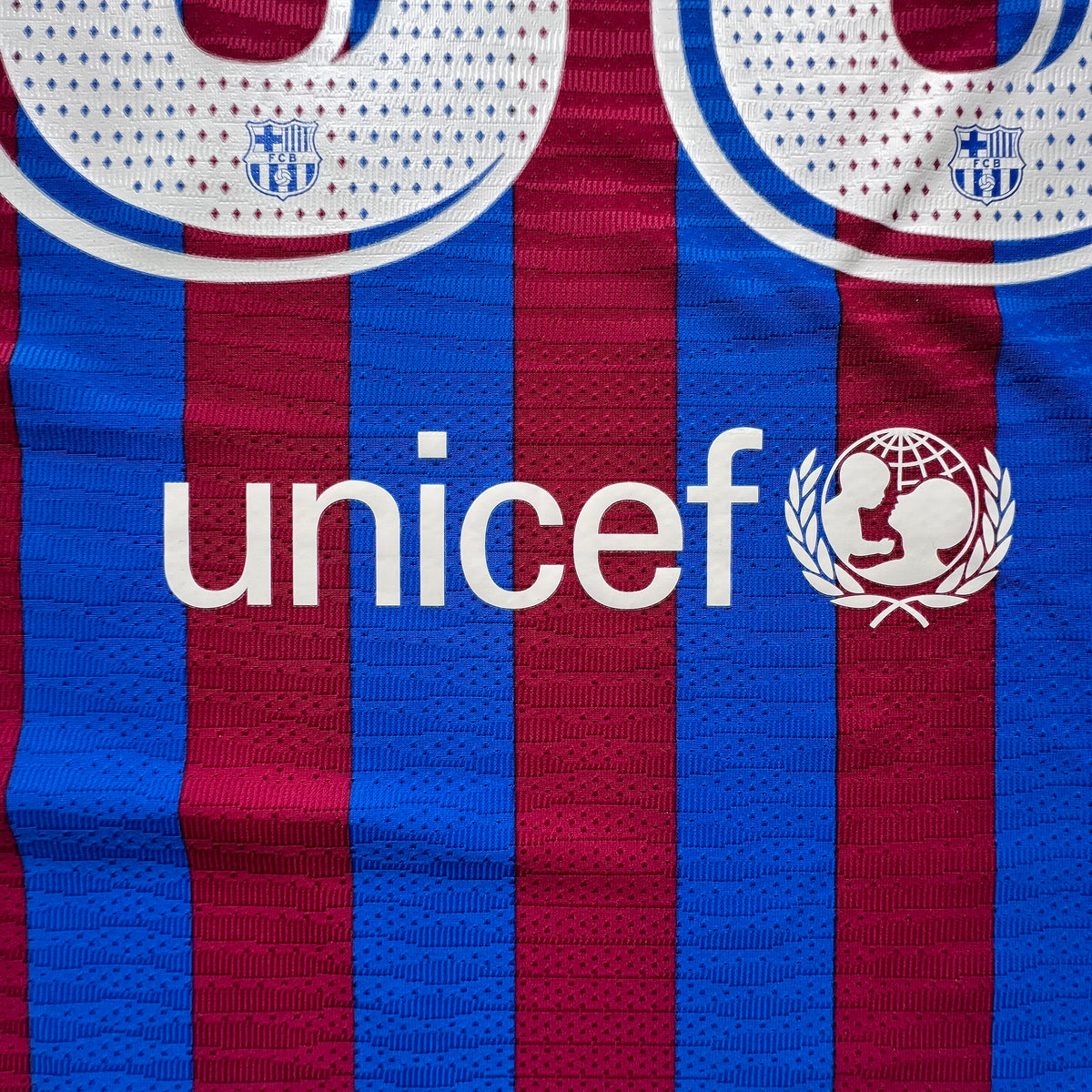 [Pre-Order] Official #30 Gavi 21/22 FC Barcelona Home Authentic Shirt La Liga Nike CV7847-428