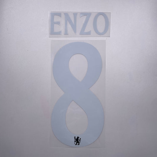 #8 Enzo 25/26 Chelsea 3rd Name & Number set Club Font