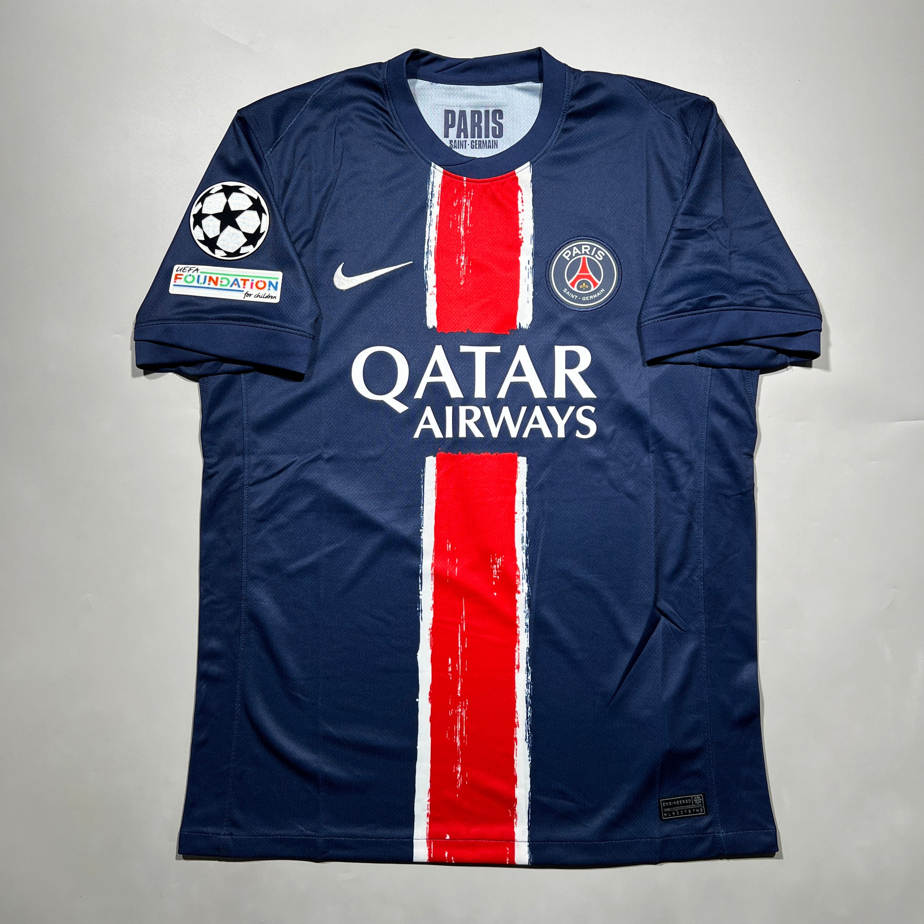 Official #7 Kvaratskhelia 24/25 Pari Saint-Germain (PSG) Home