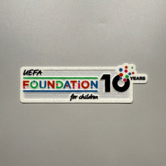 25/26 UEFA Foundation 10th Anniversary Patch Official