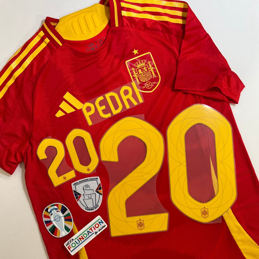 PEDRI 24-25 Spain Home Player Issue EURO2024