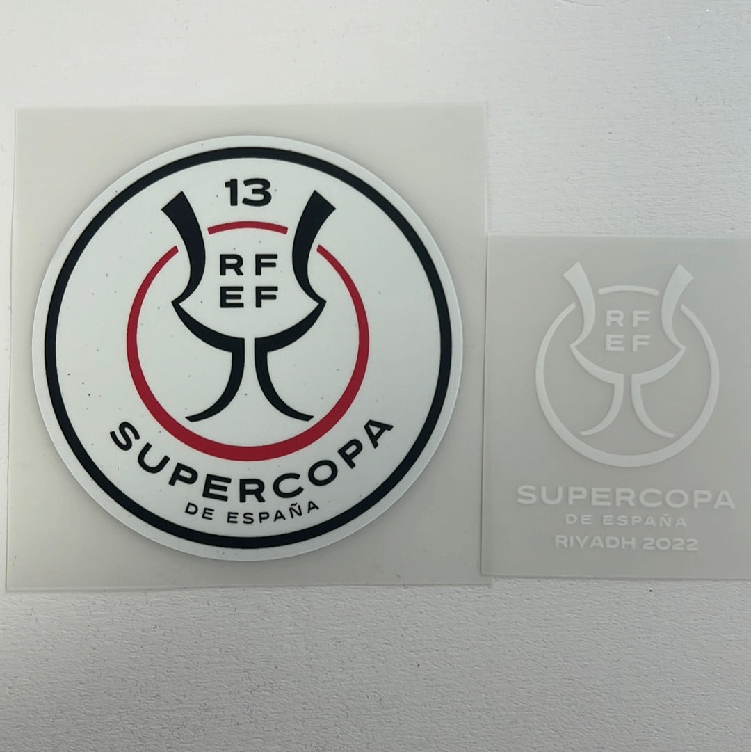 2022 Supercopa Real Madrid Patch Sets