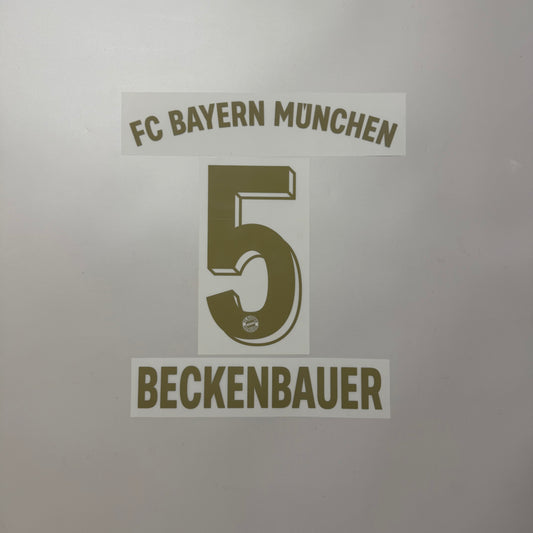 #5 Beckenbauer + 125th Patch | 24-25 Bayern Munchen 125th Anniversary Full Pack