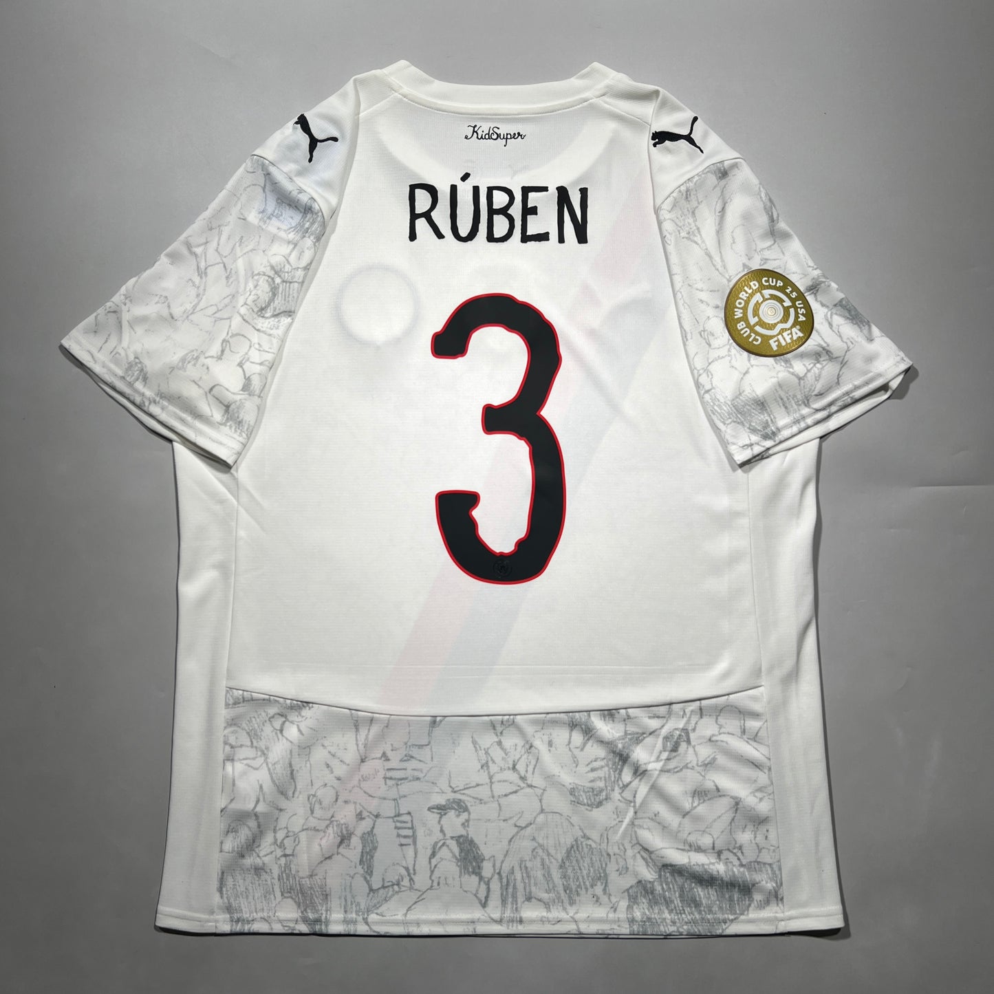 Official #3 Ruben 25/26 Manchester City Stadium Shirt FIFA Club World Cup 25 Size L