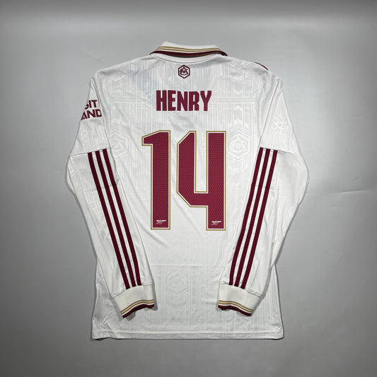 Official #14 Henry 25/26 Arsenal 3rd Stadium Shirt Long Sleeve EU Edition