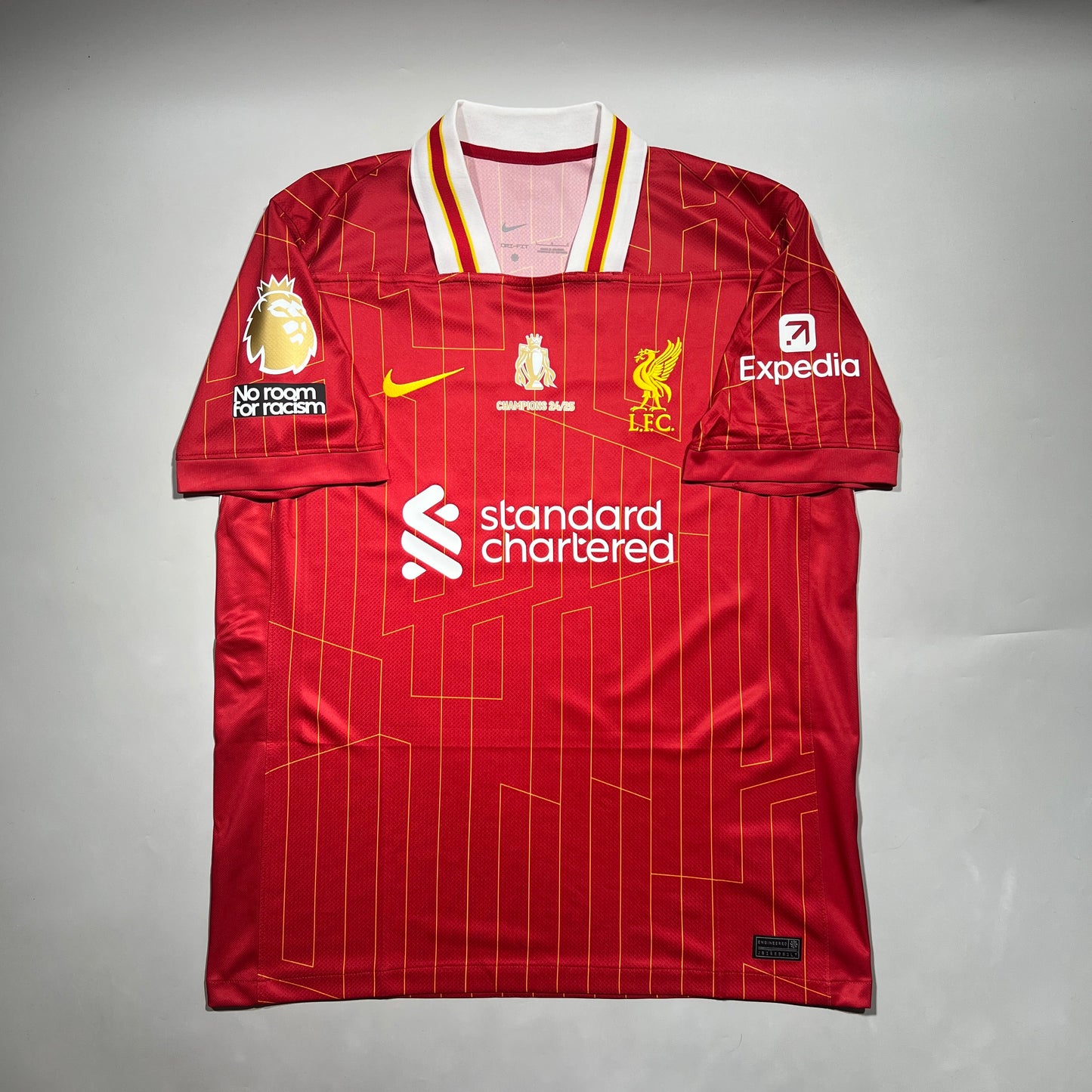 Official #11 M.Salah 24/25 Liverpool Home Stadium Shirt Premier Lague Champion