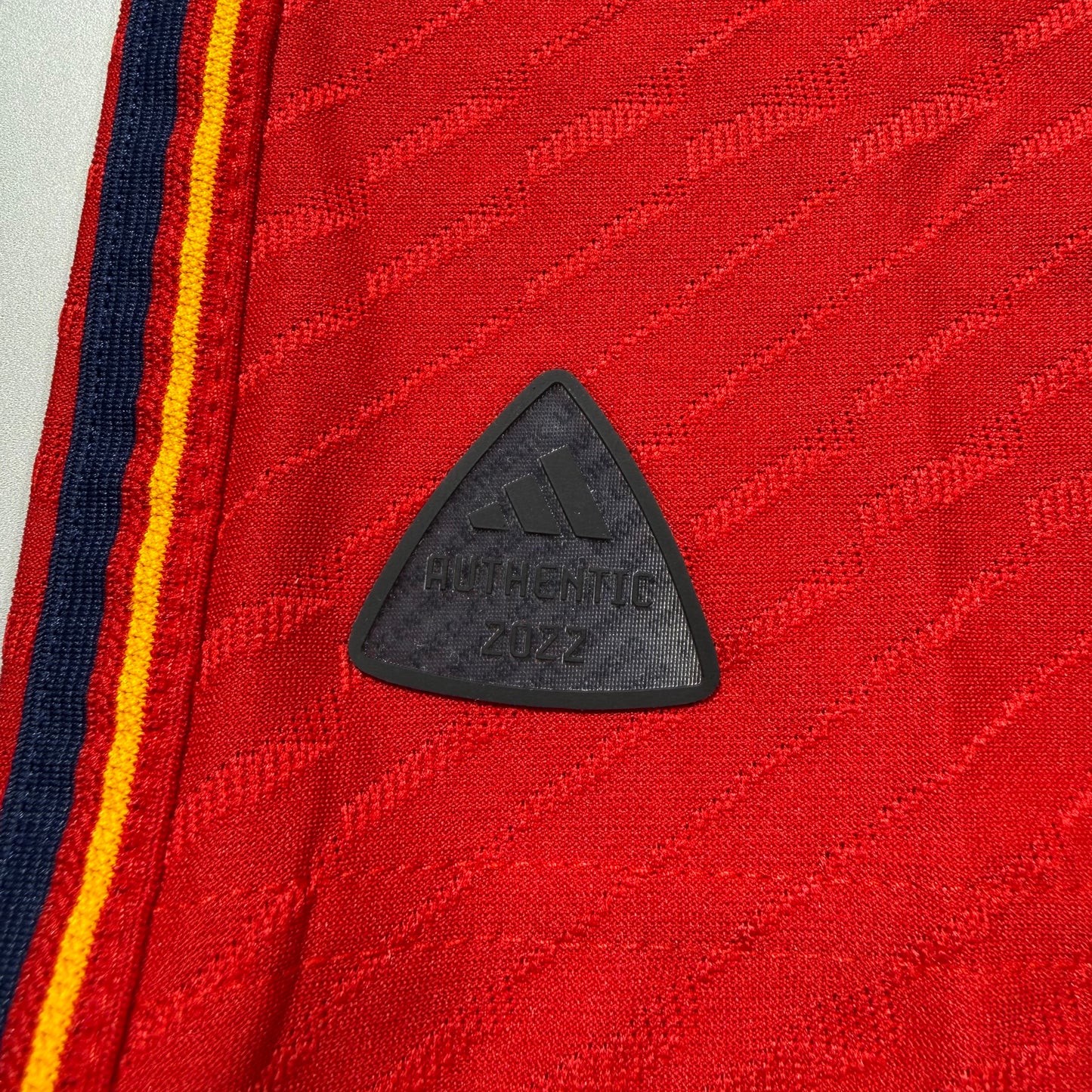 Official #19 Lamine Yamal 2022 Spain Home Authentic Shirt Size M=JP:XL