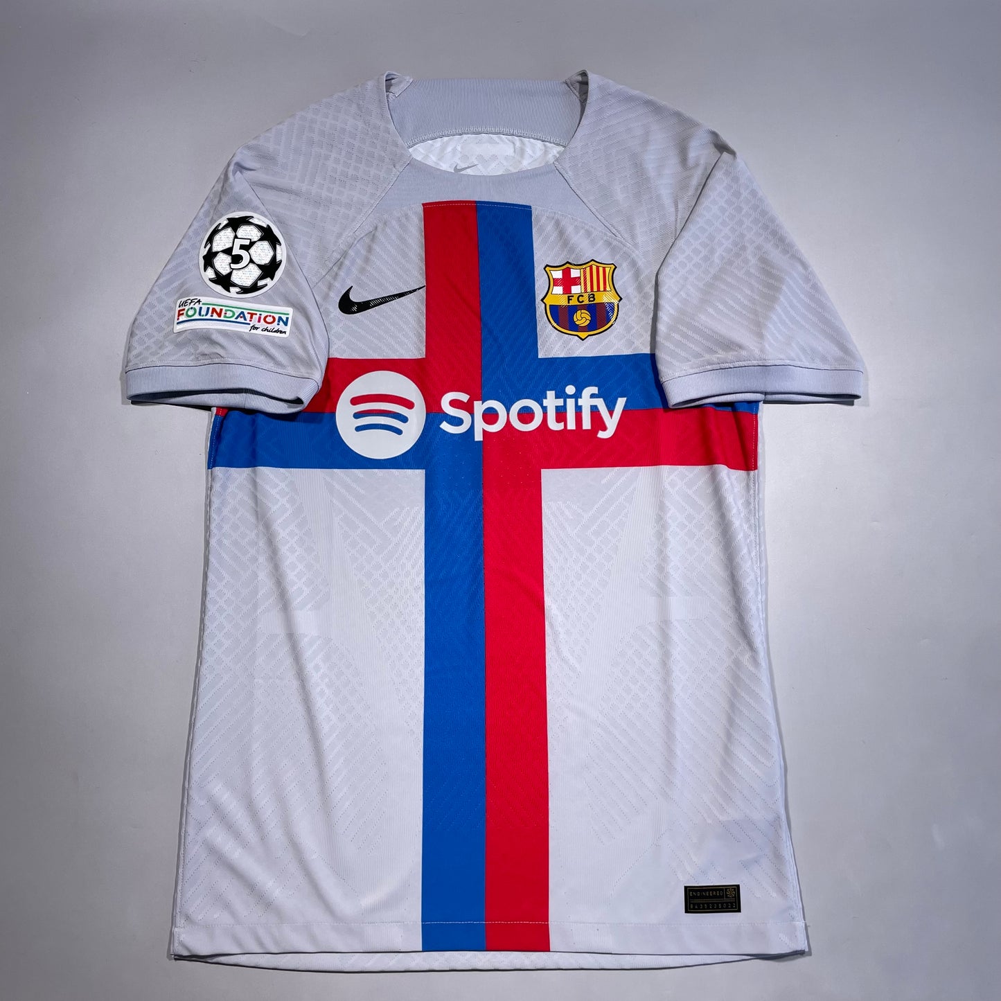 Official #8 Pedri 22-23 FC Barcelona 3rd Official Authentic size S