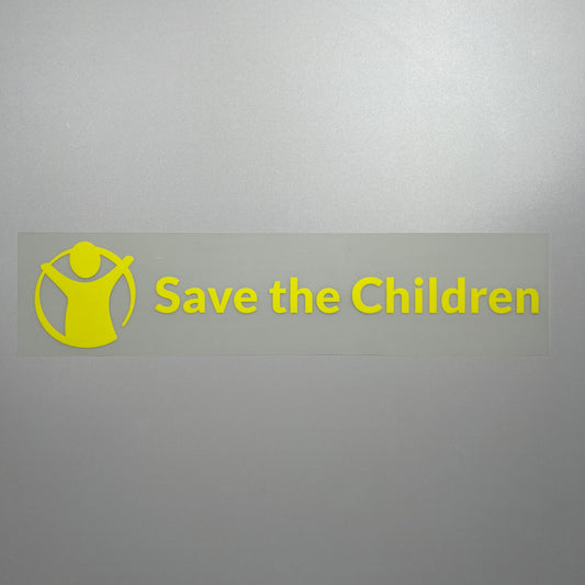Official Save the Children 25/26 Atletico Madrid Away Back Sponsor Patch