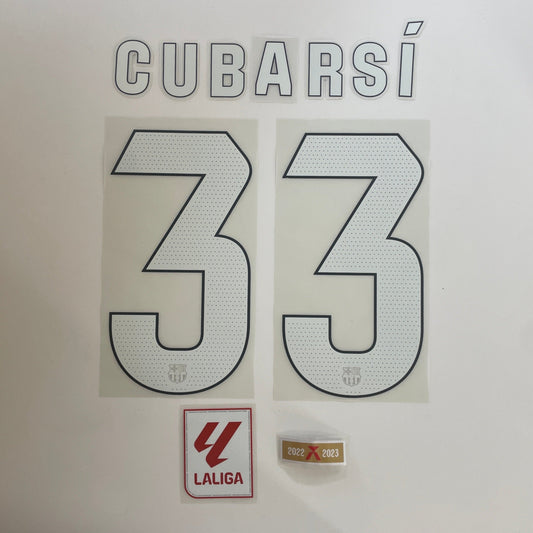 CUBARSI 23-24 Barcelona Home LaLiga Pack