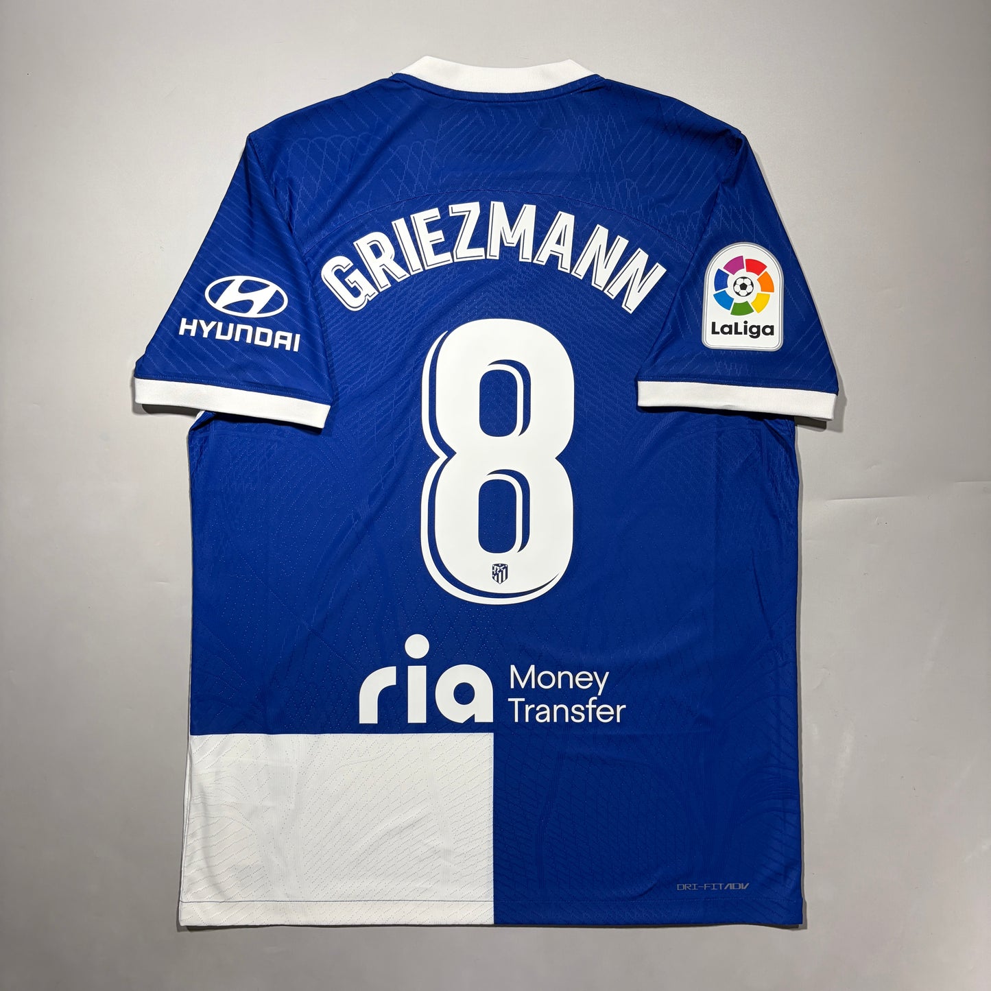 Official #8 Griezmanm 22/23 Atletico Madrid 120th Authentic Shirt Size L