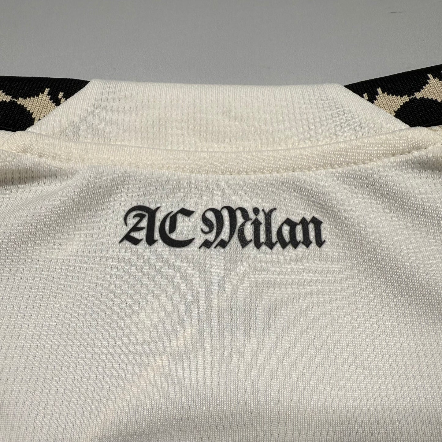 Official #7 Adli 23/24 AC Milan×Pleasures 4th Stadium Shirt Size L