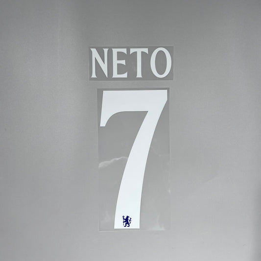 #7 Neto 25/26 Chelsea Home Club Name & Number set