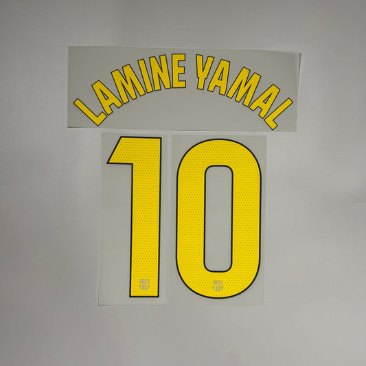 #10 Lamine Yamal | 25-26 FC Barcelona Home Name & Number set for LA LIGA