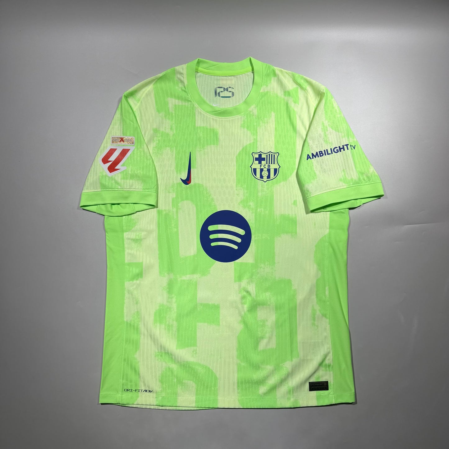Official #5 Cubarsi 25/26 FC Barcelona 3rd Authentic Shirt La Liga