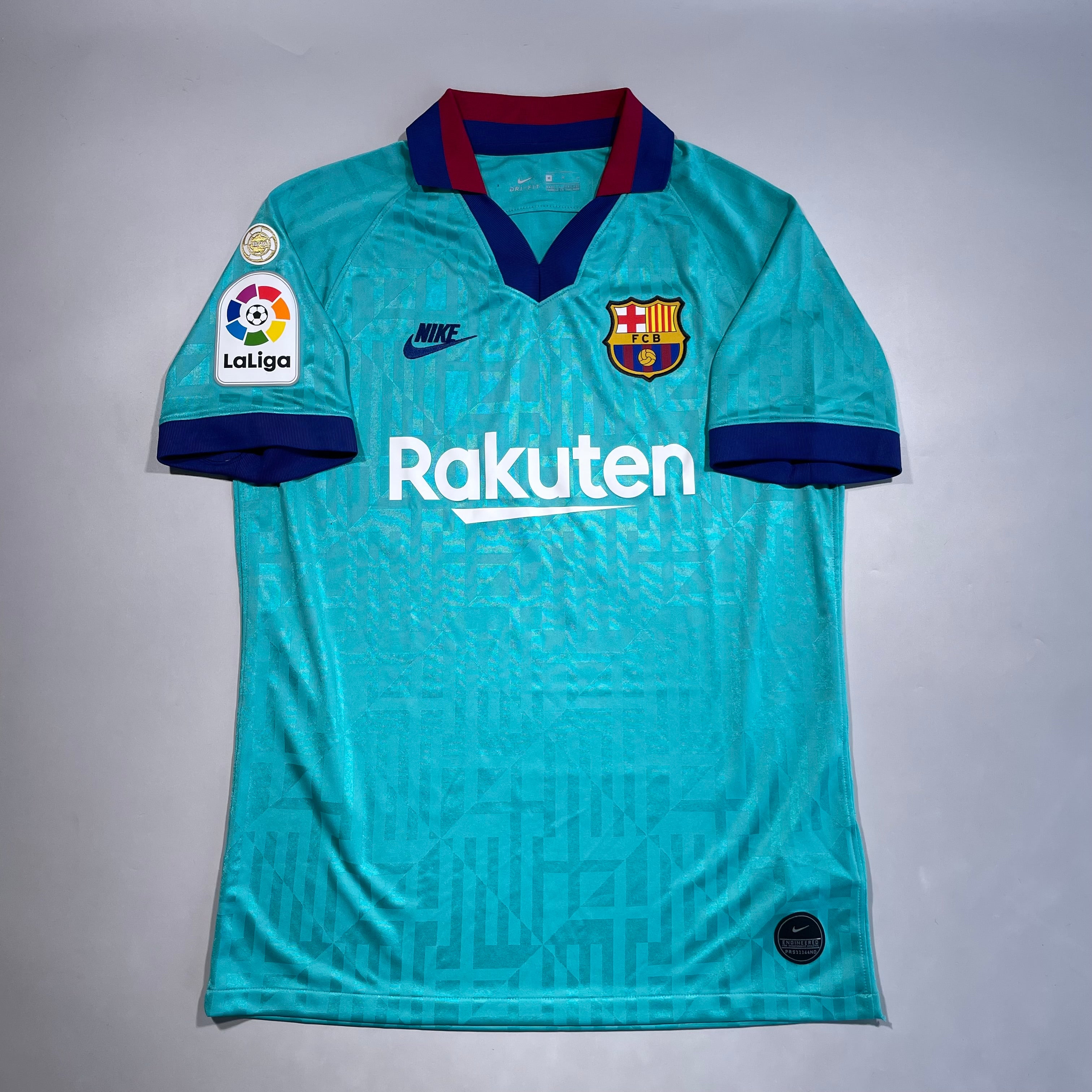 Official #21 F. De Jong 19/20 FC Barcelona 3rd Stadium Shirt Size