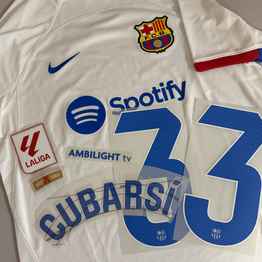 CUBARSI 23-24 Barcelona Away Stadium Jersey Official