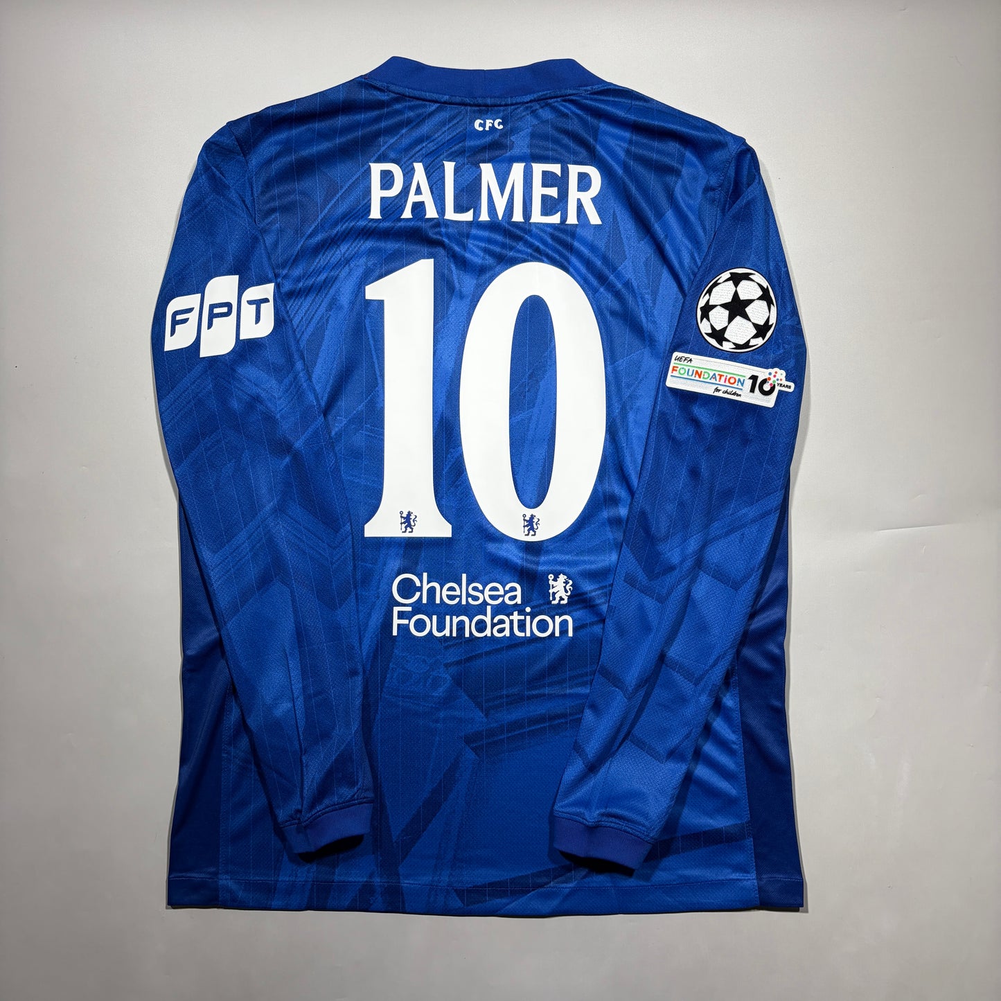 Official #10 Palmer 25/26 Chelsea Home Stadium Shirt Long Sleeve Size L