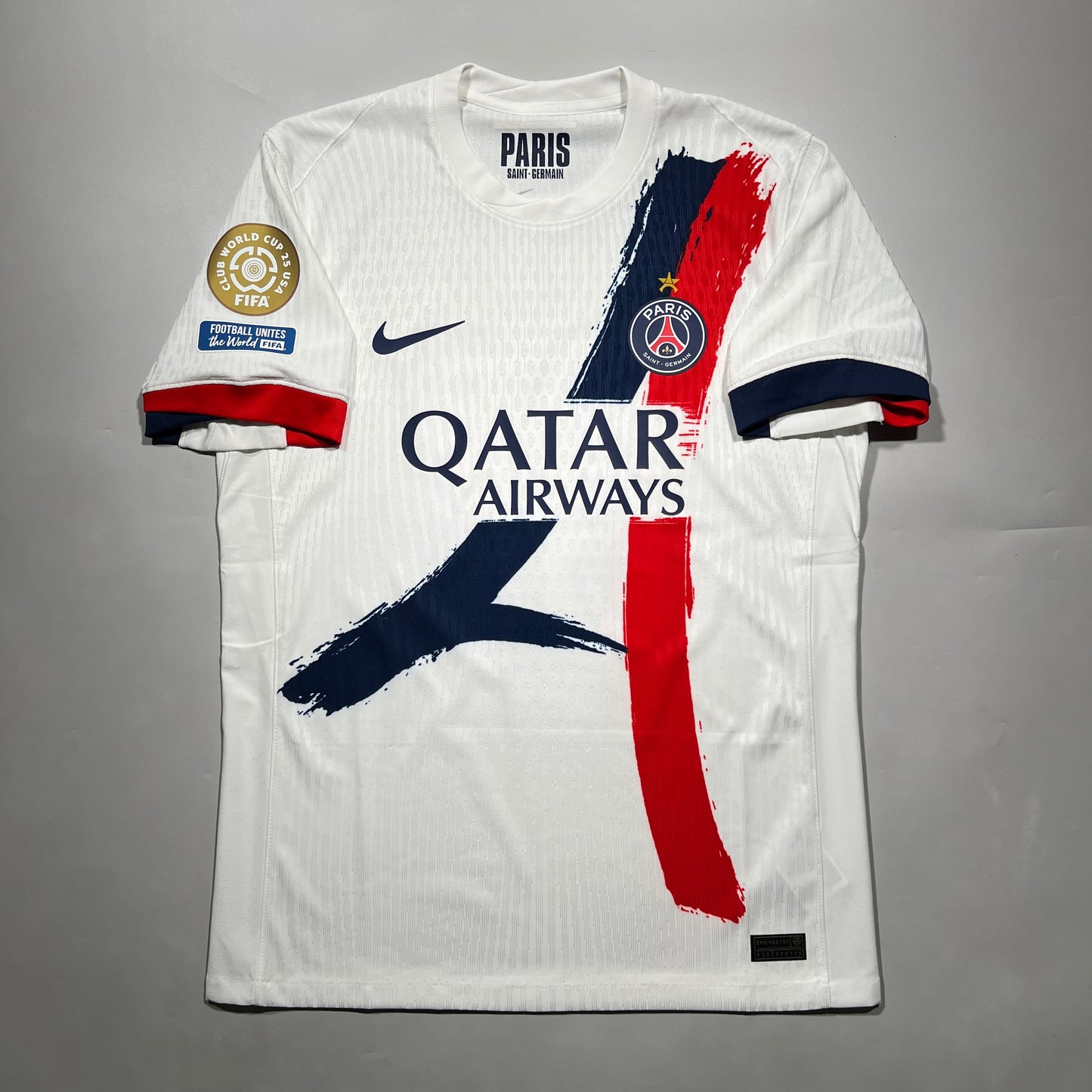 Official #87 Joao Neves 24/25 Paris Saint-Germant (PSG) Away Authentic Shirt CWC Size M