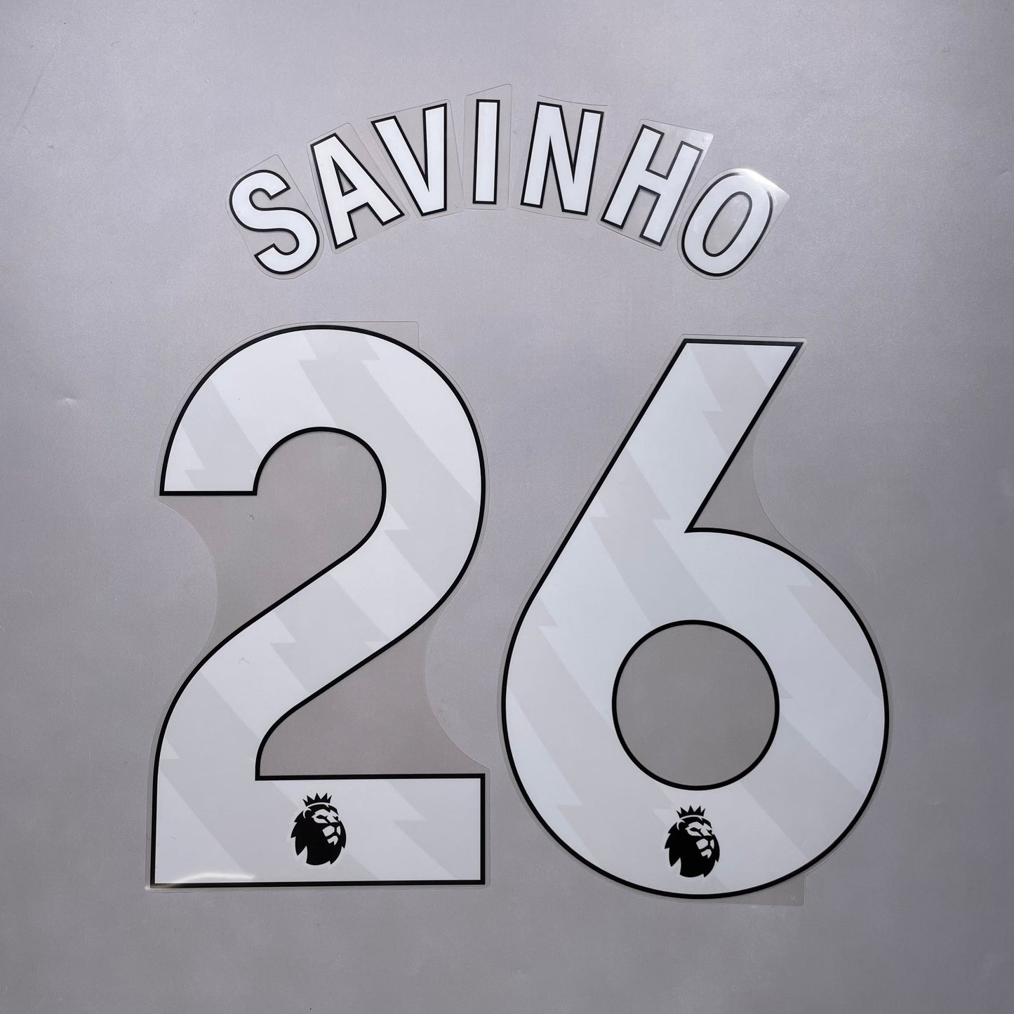 Official 25/26 Manchester City Away English Premier League Name & Number set
