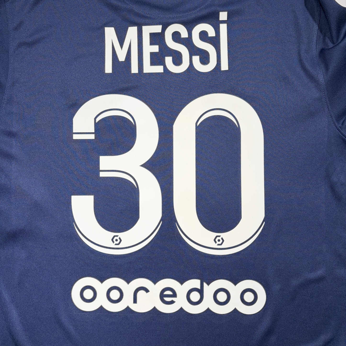 Official #30 Messi 21/22 PSG Home Stadium Shirt Ligue1 Size M