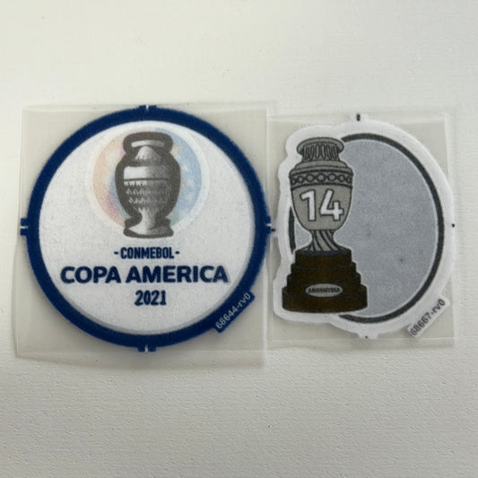 2021 Copa America Sleeve Patch Set